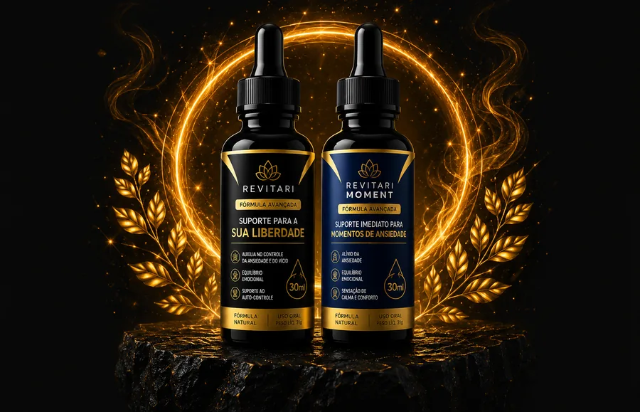 Kit Inicial: 1 frasco de Revitari e 1 frasco de Revitari Moment